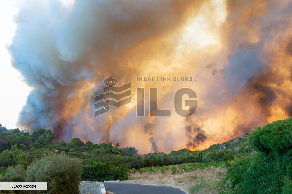 France Battles Largest Wildfire in Decades