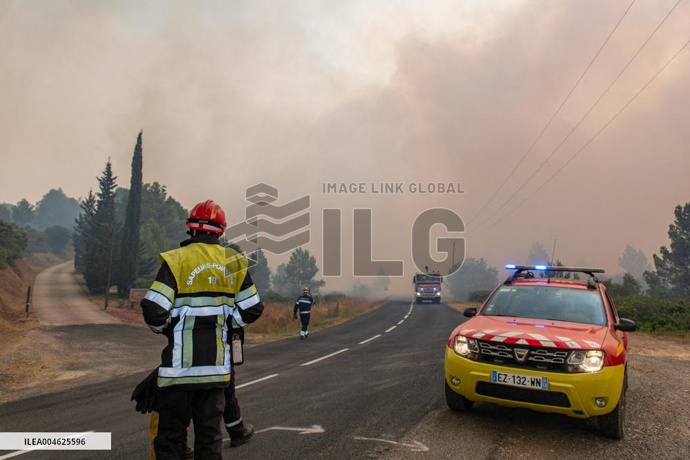 France Battles Largest Wildfire in Decades