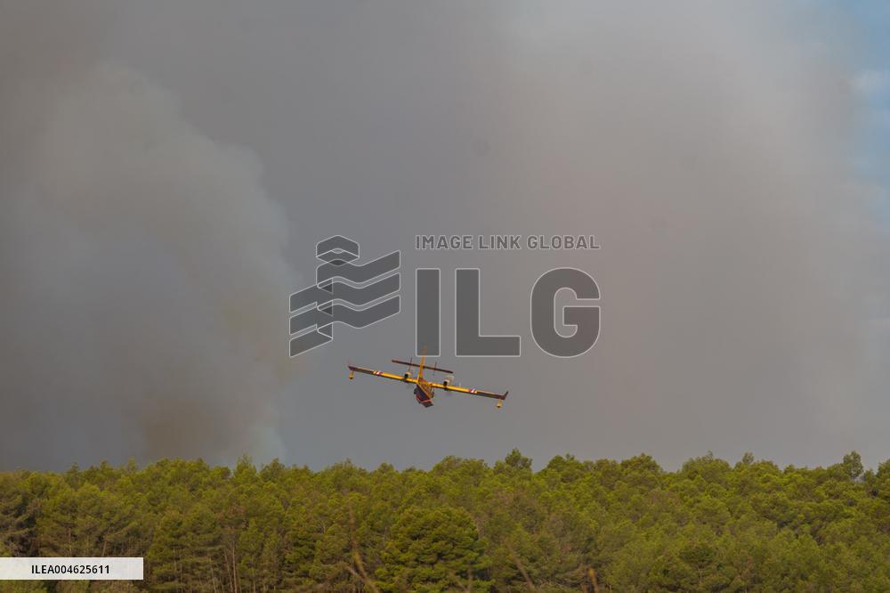 France Battles Largest Wildfire in Decades