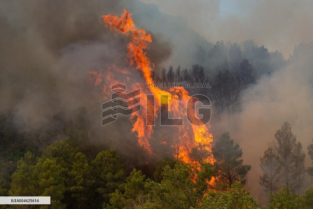 France Battles Largest Wildfire in Decades