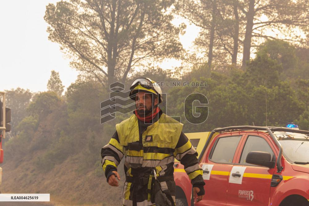 France Battles Largest Wildfire in Decades
