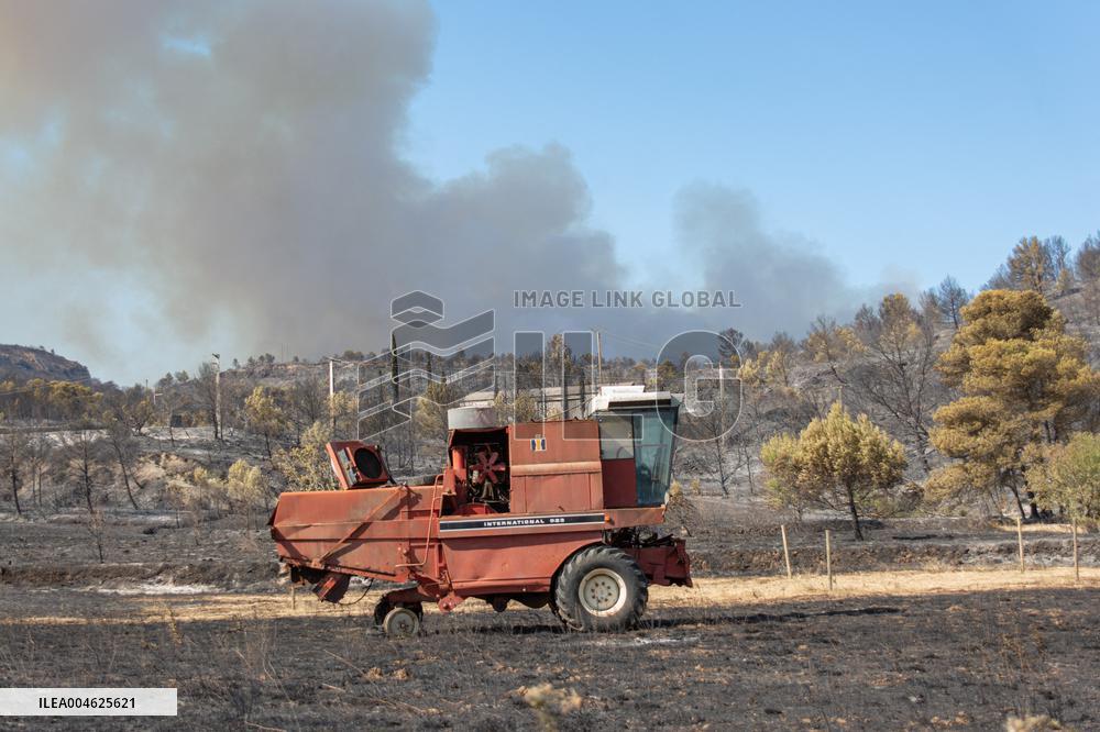 France Battles Largest Wildfire in Decades