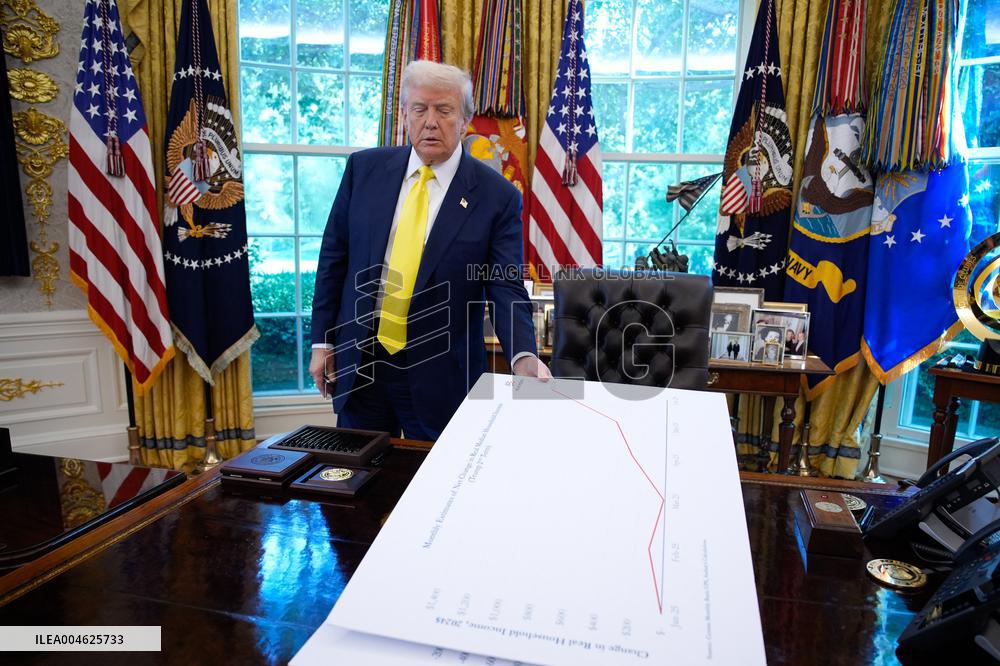 Donald Trump Delivers A Major Announcement On Economy - Washington