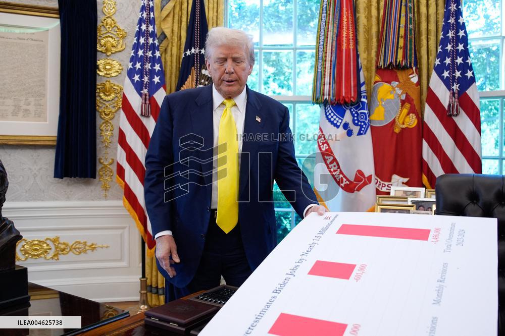 Donald Trump Delivers A Major Announcement On Economy - Washington