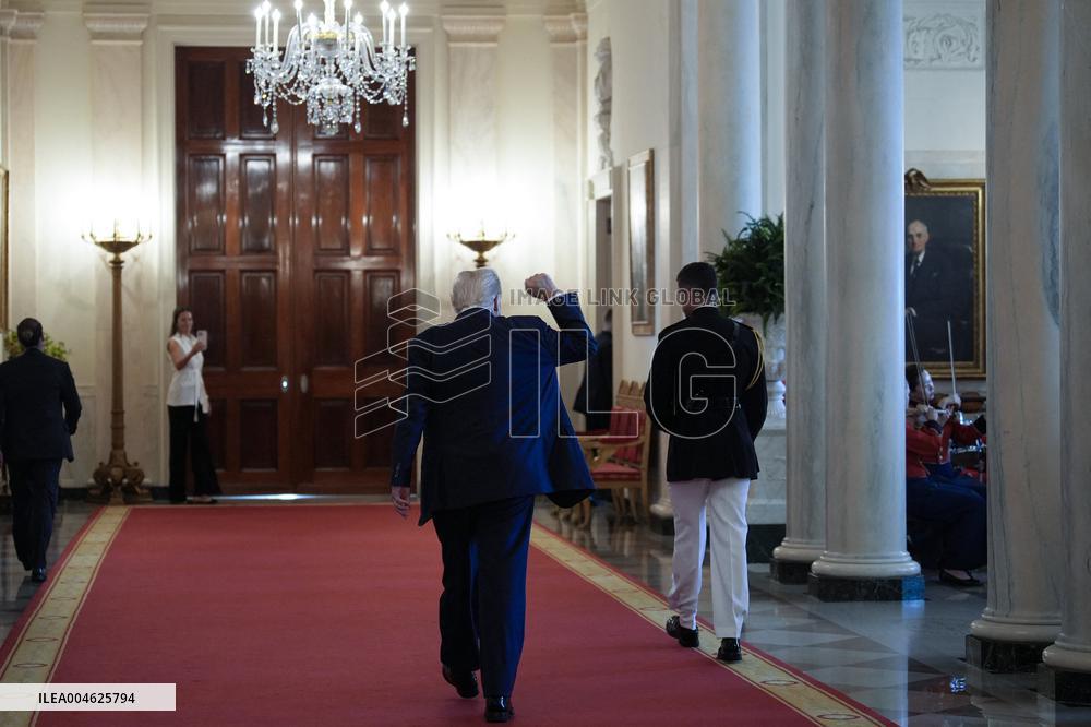 Donald Trump at the Purple Heart event - Washington