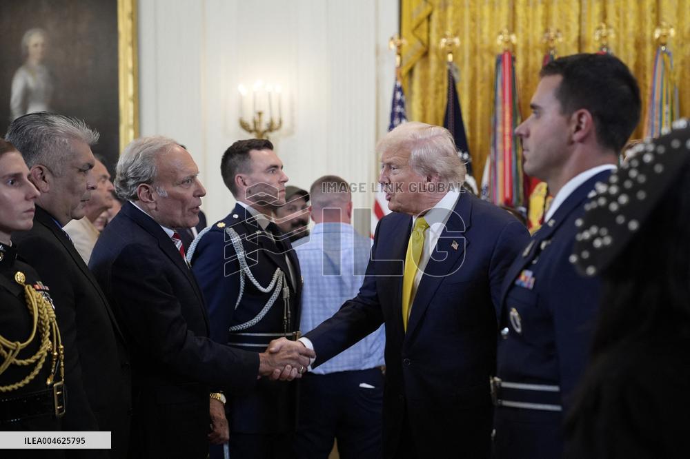 Donald Trump at the Purple Heart event - Washington