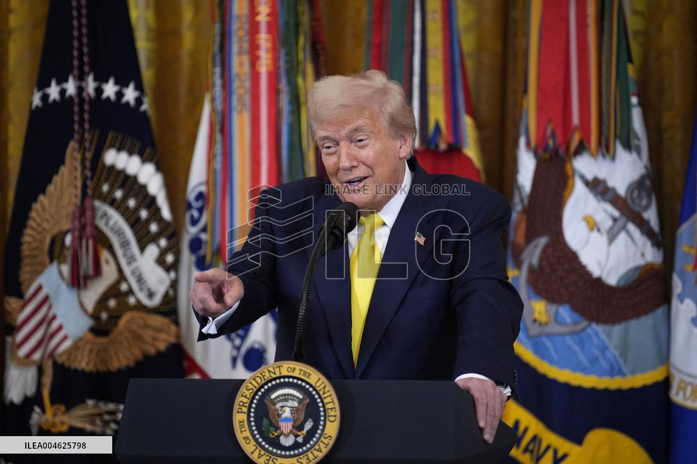 Donald Trump at the Purple Heart event - Washington