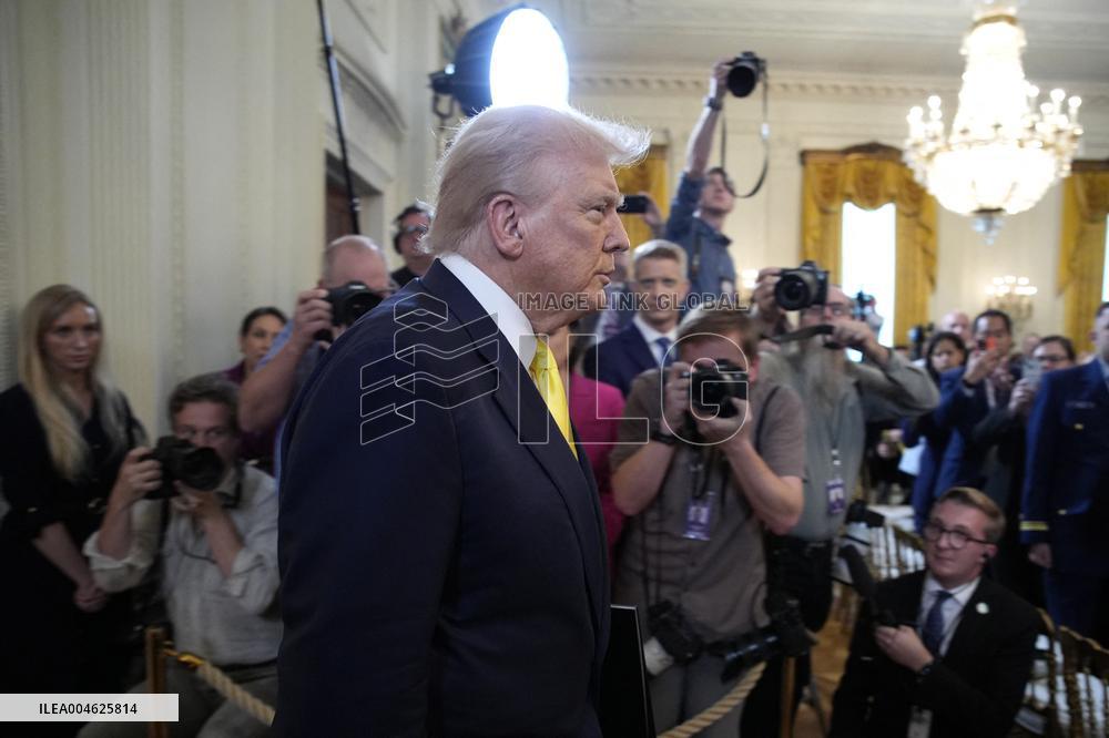 Donald Trump at the Purple Heart event - Washington