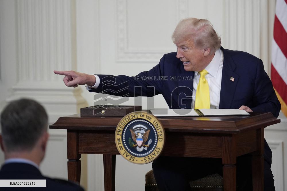 Donald Trump at the Purple Heart event - Washington