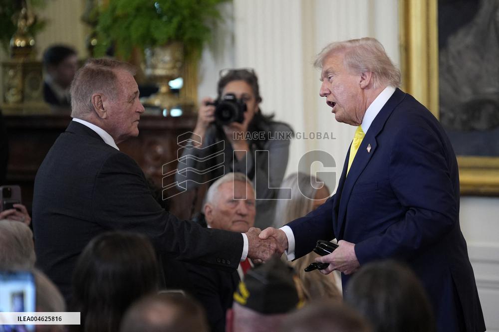 Donald Trump at the Purple Heart event - Washington