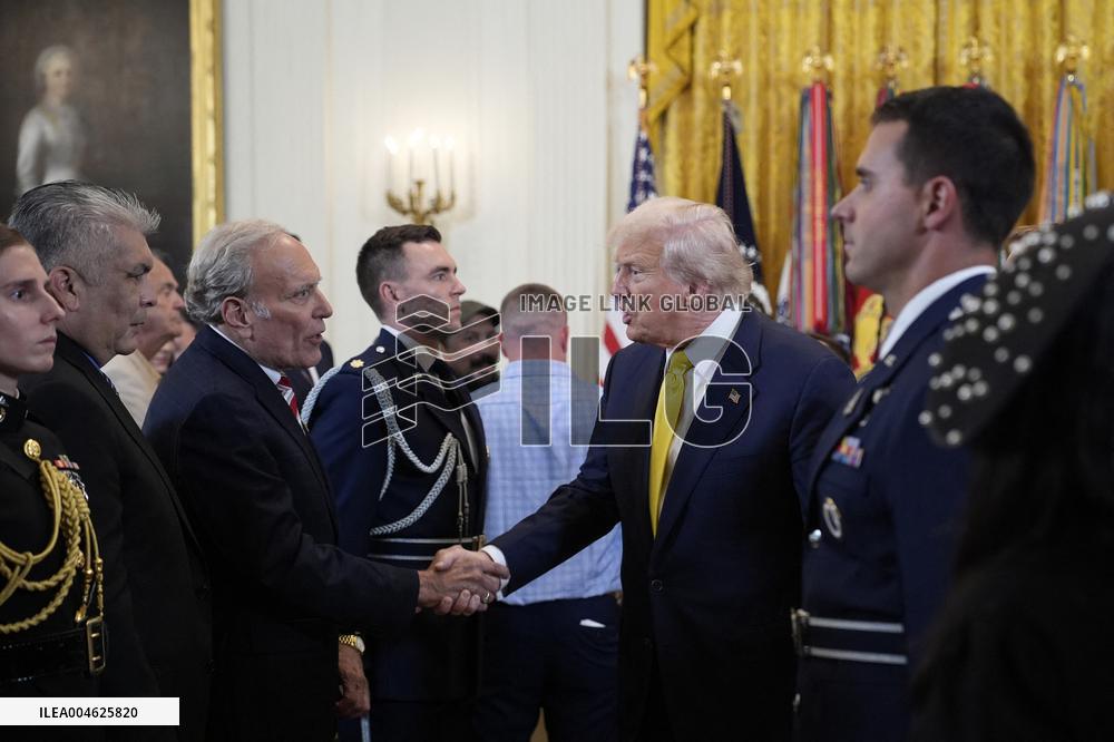 Donald Trump at the Purple Heart event - Washington
