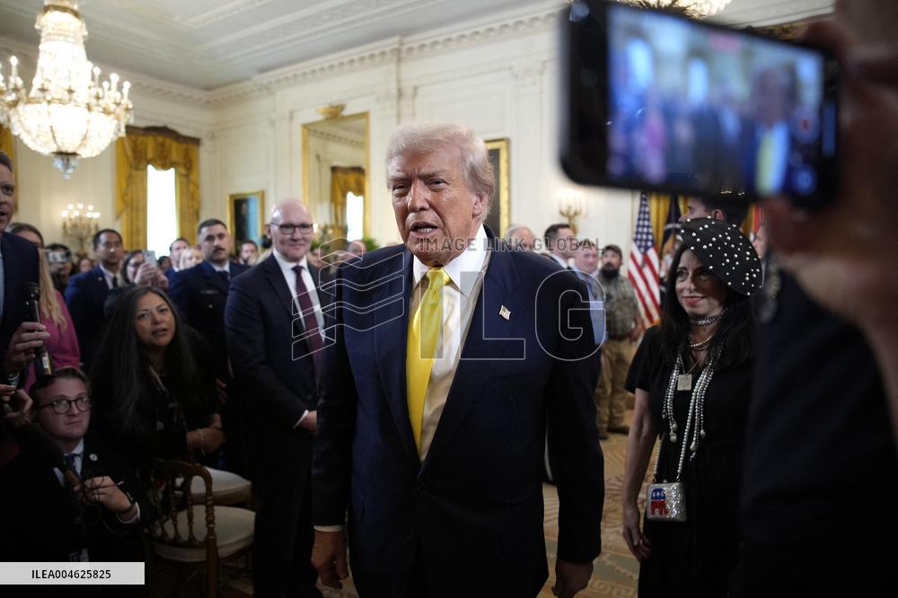 Donald Trump at the Purple Heart event - Washington
