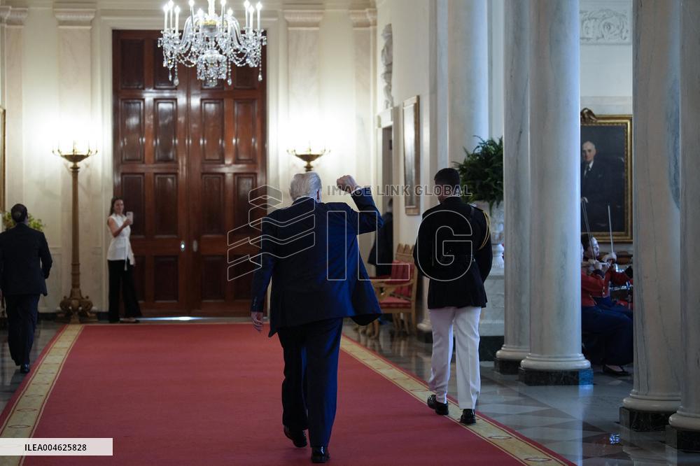Donald Trump at the Purple Heart event - Washington