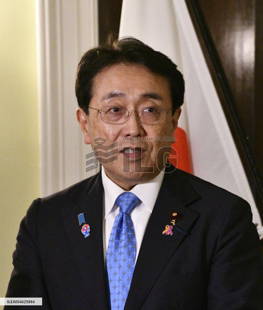 Japan's chief tariff negotiator Akazawa