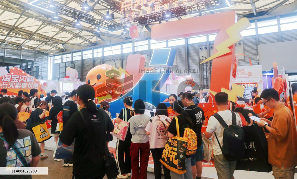 Taobao Flash Deals Booth at 2025 Chinajoy in Shanghai