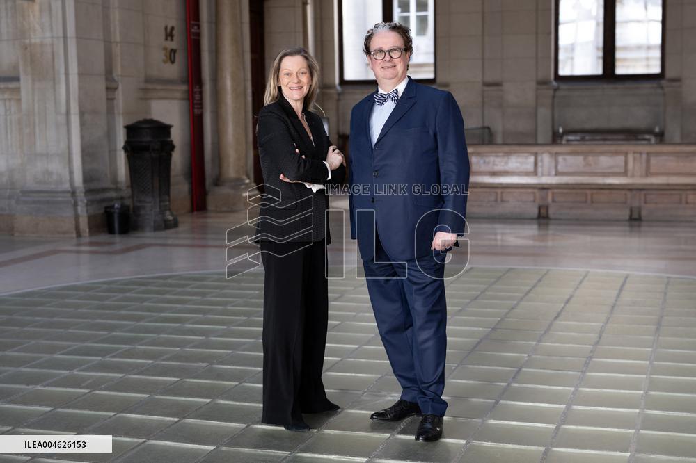 Lawyers Louis Degos and Catherine Denoit-Benteux - Paris