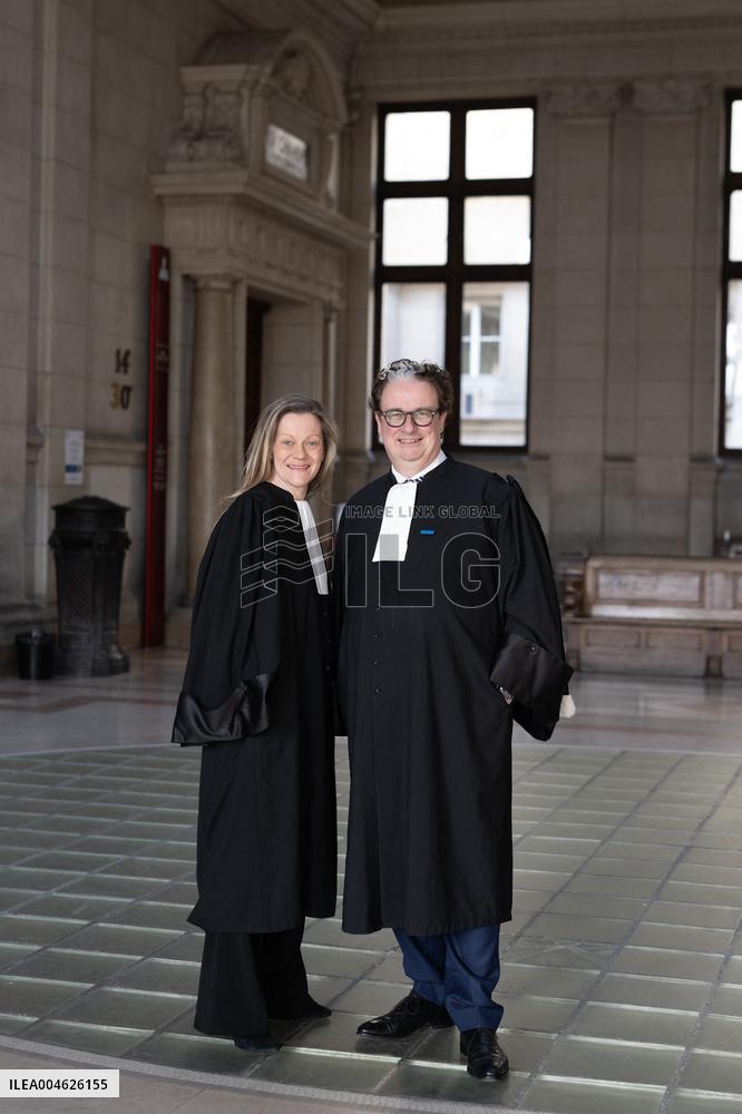 Lawyers Louis Degos and Catherine Denoit-Benteux - Paris