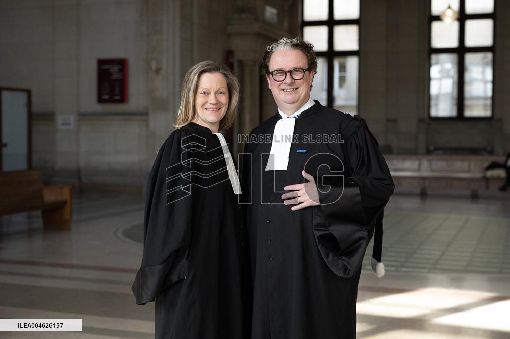 Lawyers Louis Degos and Catherine Denoit-Benteux - Paris