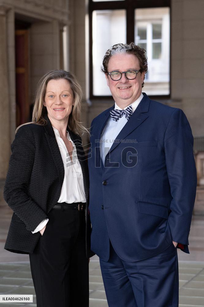 Lawyers Louis Degos and Catherine Denoit-Benteux - Paris