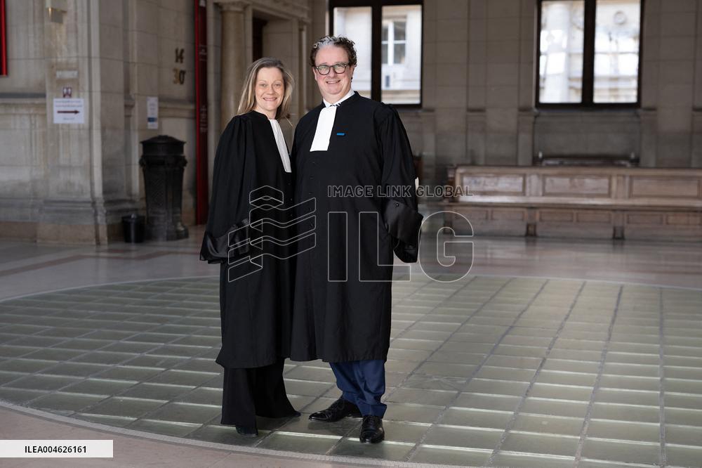 Lawyers Louis Degos and Catherine Denoit-Benteux - Paris