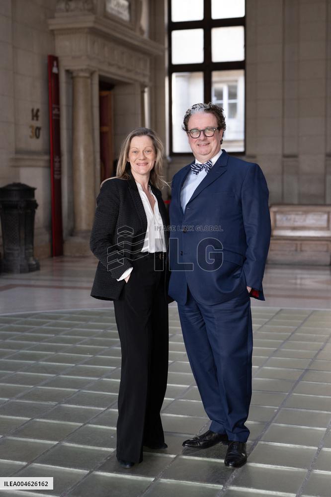 Lawyers Louis Degos and Catherine Denoit-Benteux - Paris