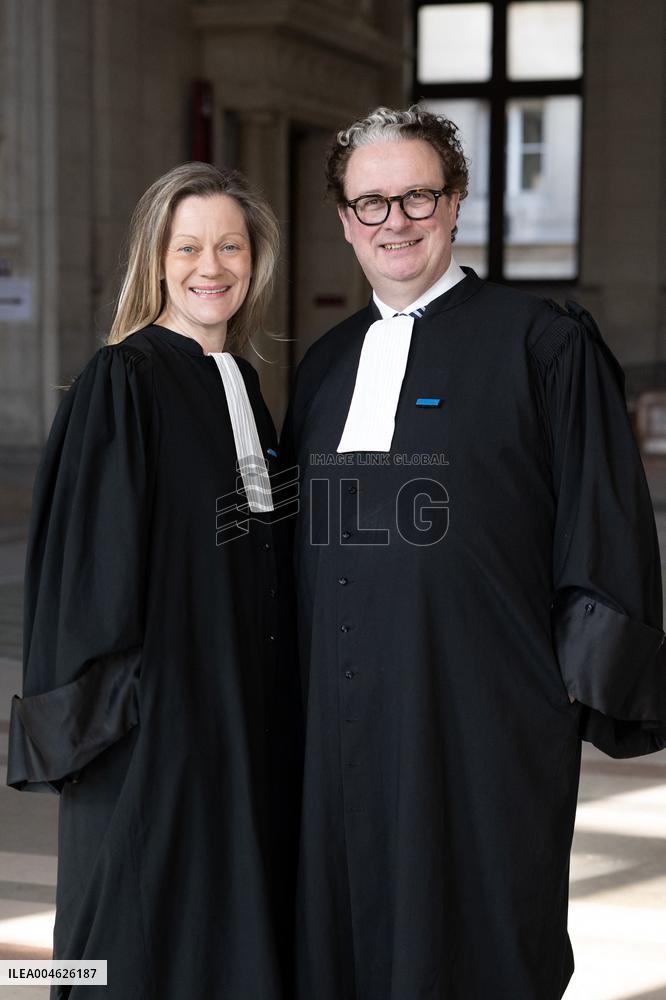 Lawyers Louis Degos and Catherine Denoit-Benteux - Paris