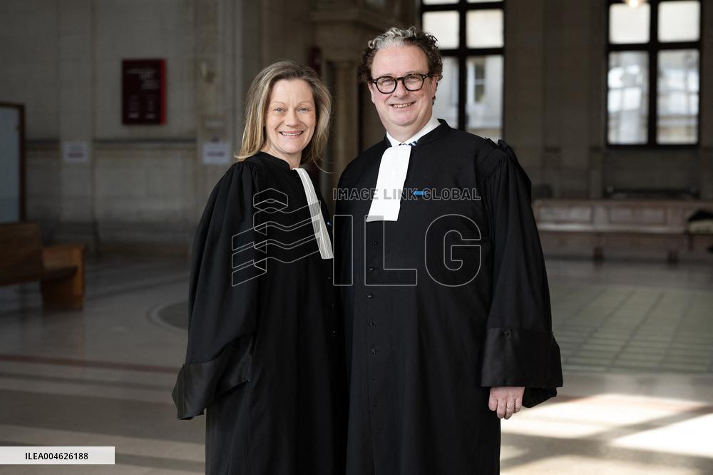 Lawyers Louis Degos and Catherine Denoit-Benteux - Paris