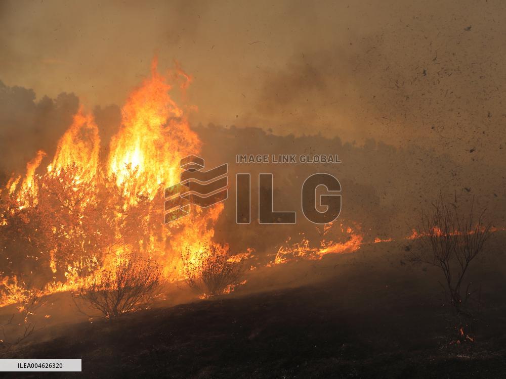 Wildfire in Ventura California - USA