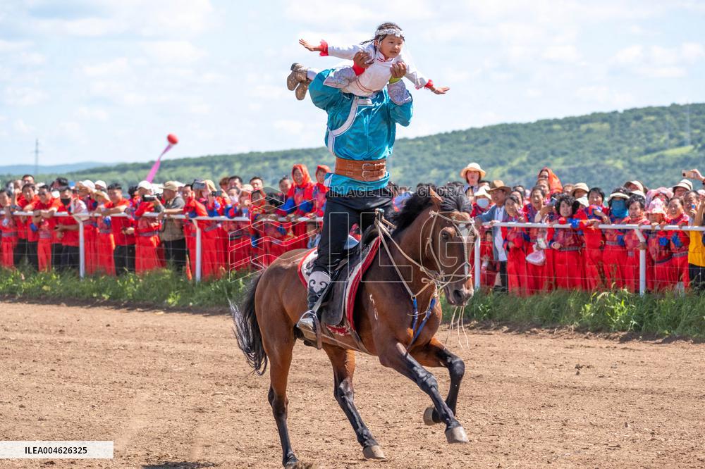 Nadam Fair in Inner Mongolia's Hinggan League