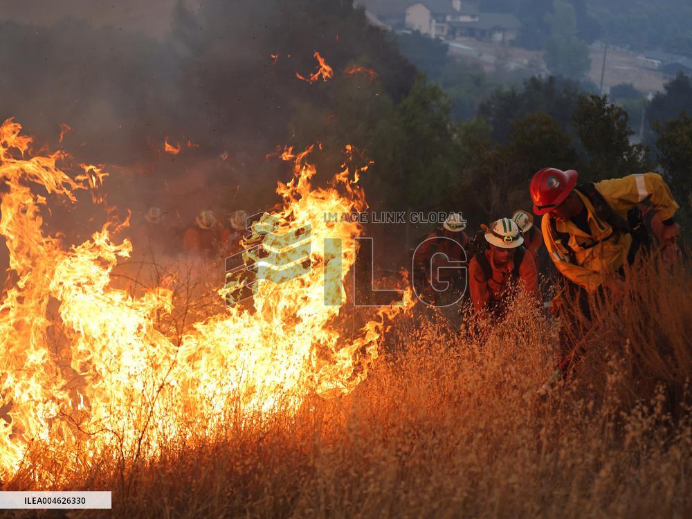 Wildfire in Ventura California - USA