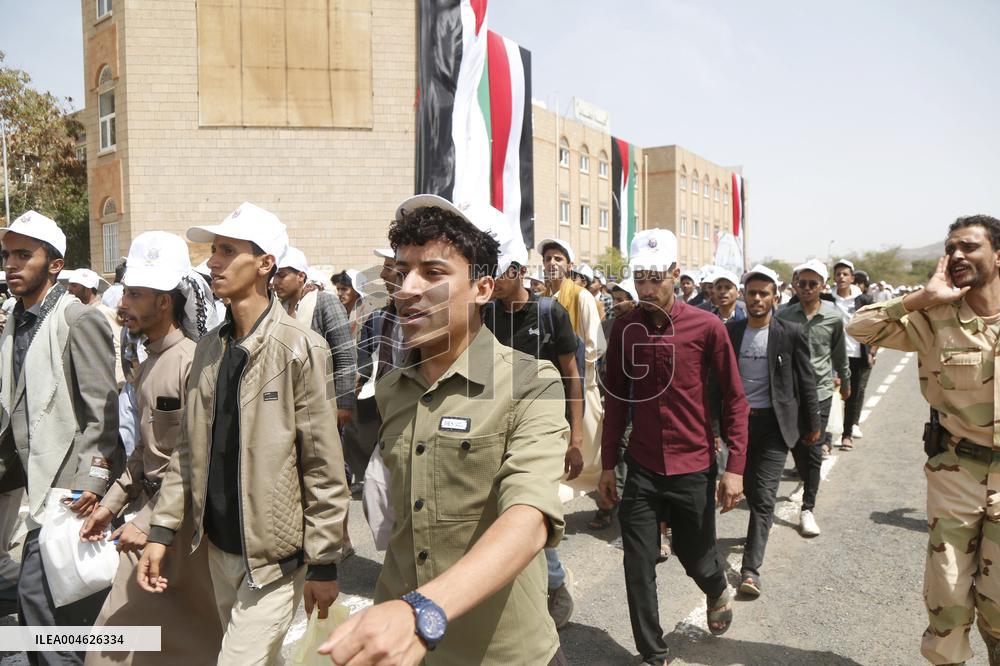 Student Protests in Sanaa -Yemen