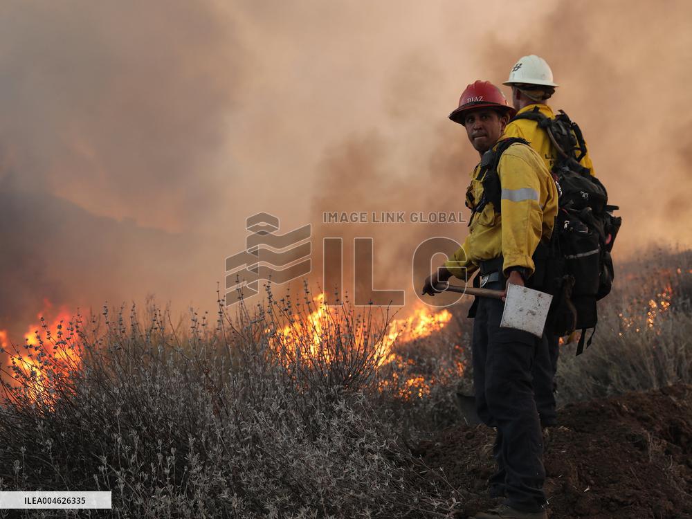 Wildfire in Ventura California - USA