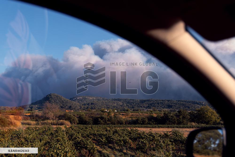 Forest Fire Burns 13000 Hectares - France