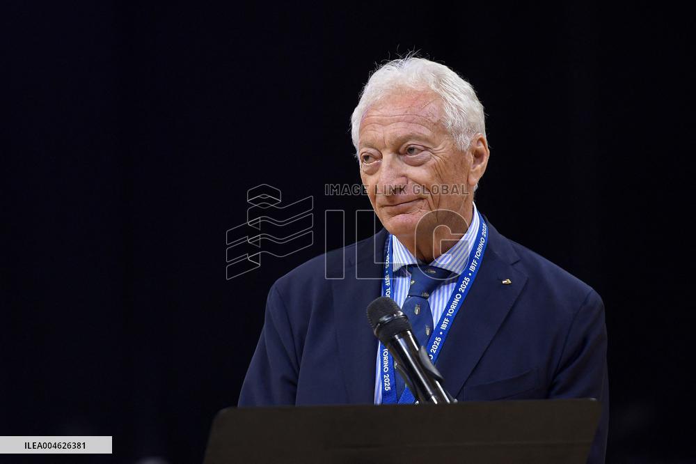 ALTRO - Eventi - CONI President Luciano Buonfiglio at the World Baton Twirling Championship