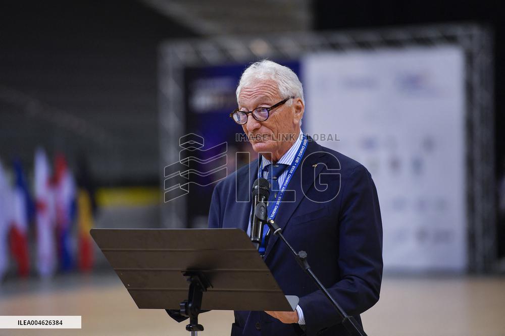 ALTRO - Eventi - CONI President Luciano Buonfiglio at the World Baton Twirling Championship