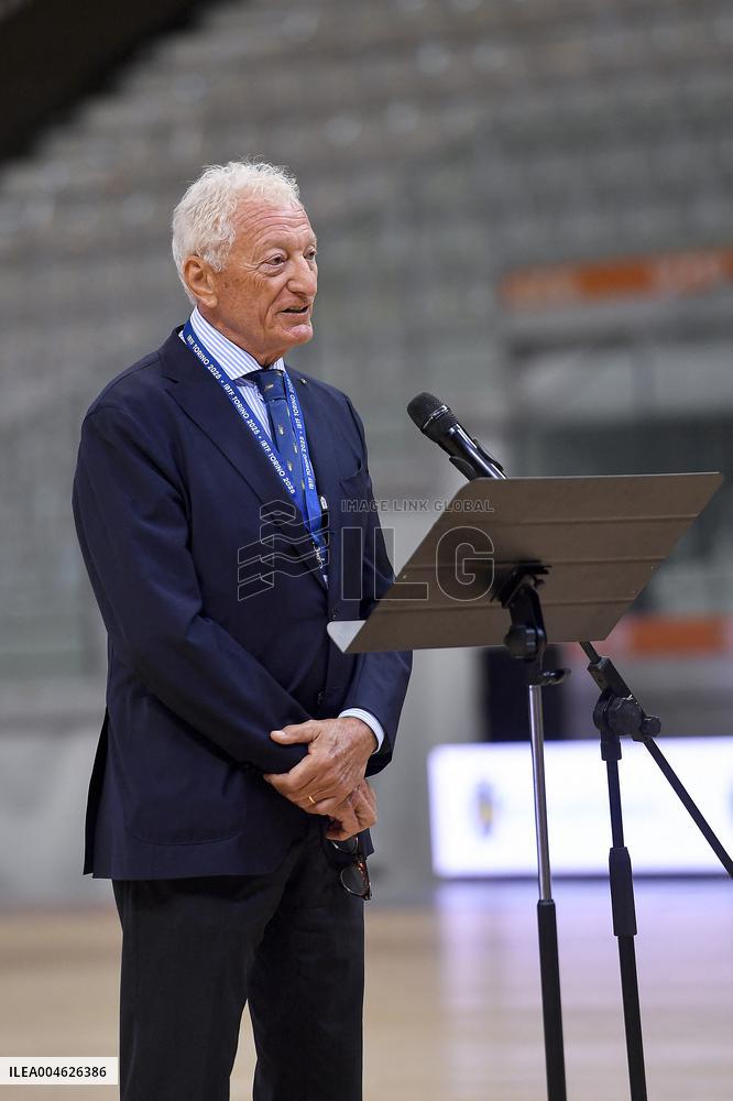 ALTRO - Eventi - CONI President Luciano Buonfiglio at the World Baton Twirling Championship