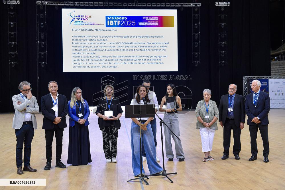 ALTRO - Eventi - CONI President Luciano Buonfiglio at the World Baton Twirling Championship