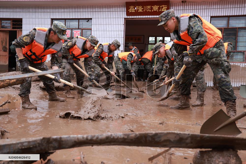 Heavy Rainfall Triggered Mountain Torrents - China