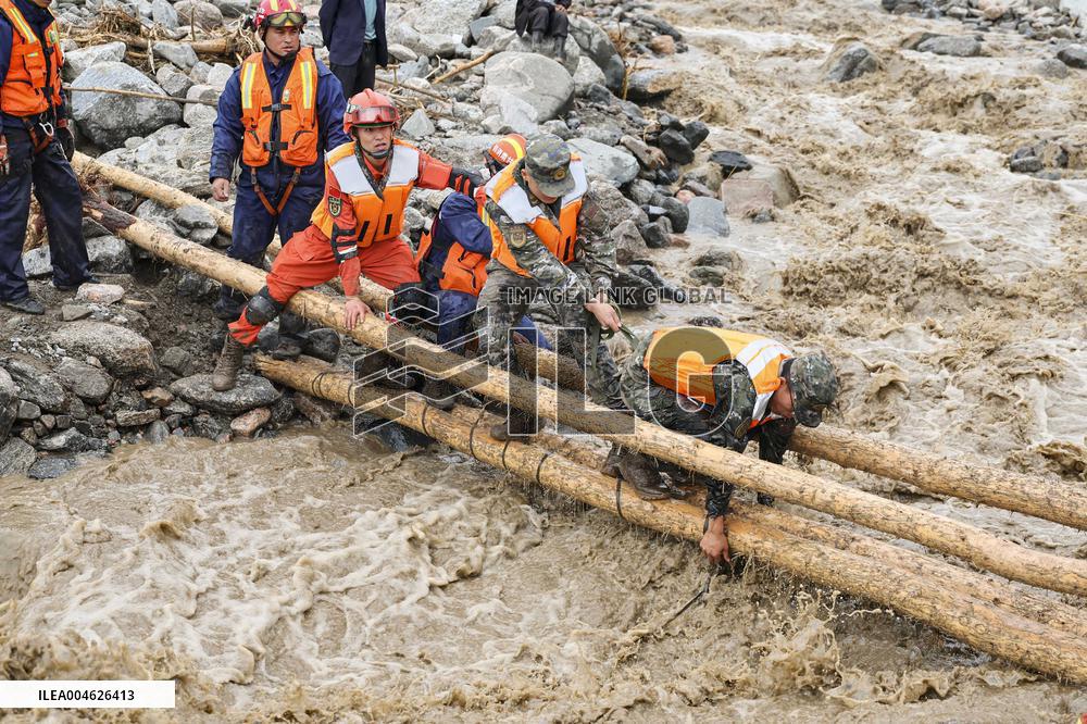 Heavy Rainfall Triggered Mountain Torrents - China