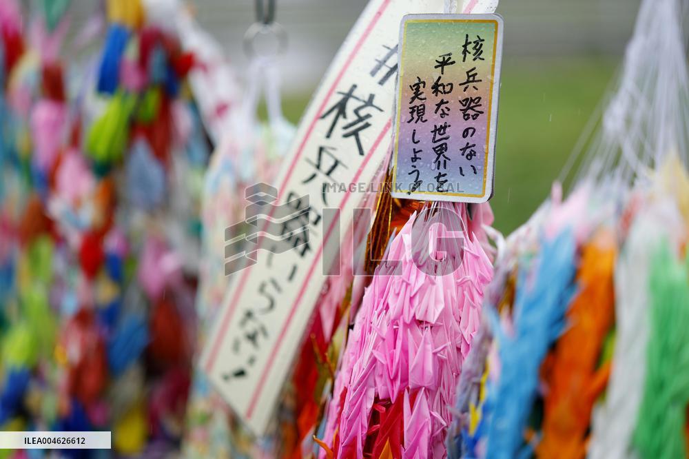 80th A-bomb anniversary in Nagasaki