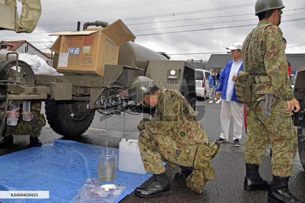Aftermath of torrential rain in Kagoshima Pref.