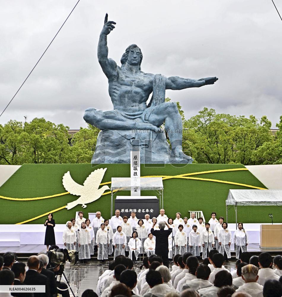 80th A-bomb anniversary in Nagasaki