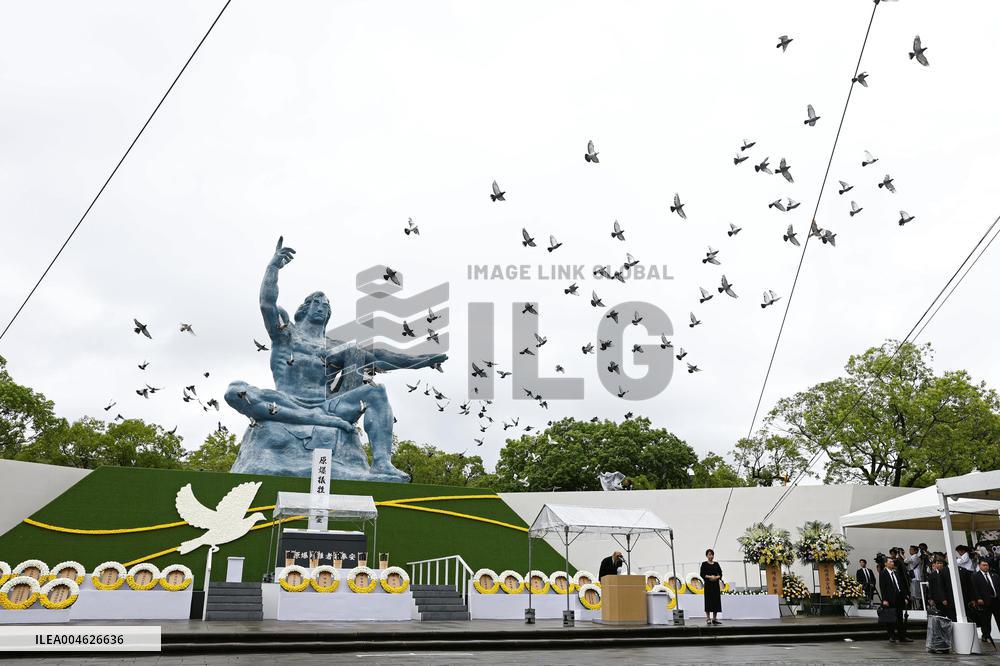 80th A-bomb anniversary in Nagasaki