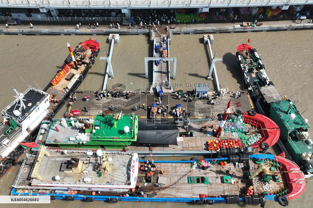 Zhoushan International Aquatic Swimming Crabs Harvest