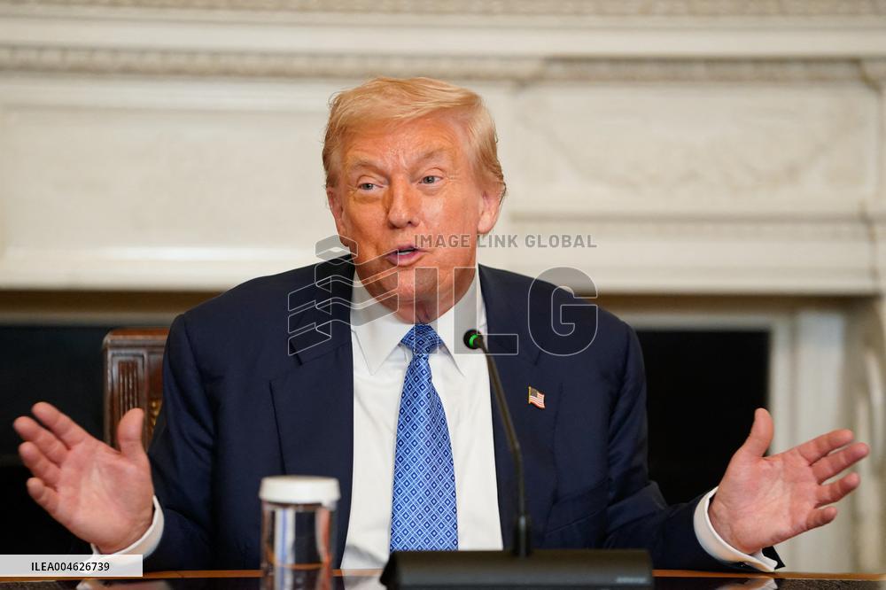 Donald Trump Meets Armenian And Azerbaijan Leaders - Washington