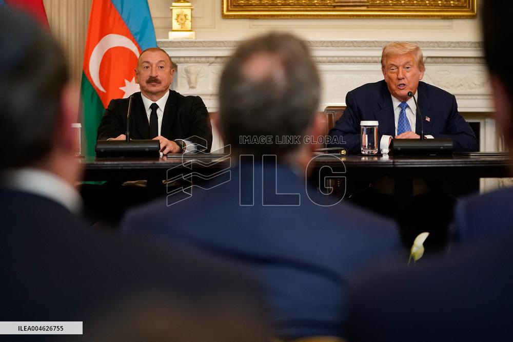Donald Trump Meets Armenian And Azerbaijan Leaders - Washington
