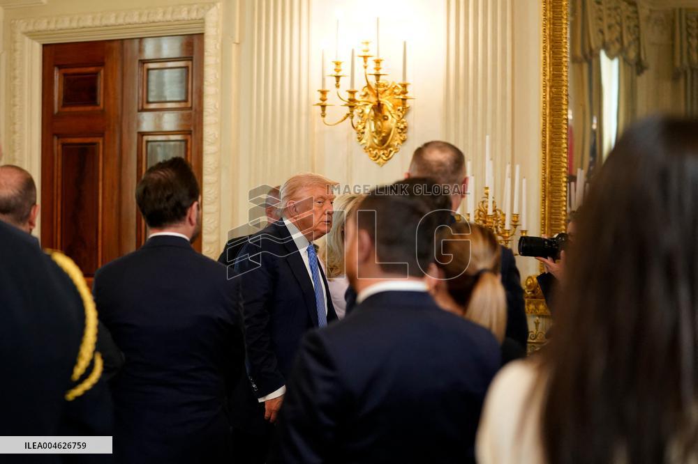 Donald Trump Meets Armenian And Azerbaijan Leaders - Washington