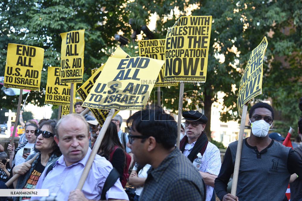 Rise Up For Gaza Protest - NYC