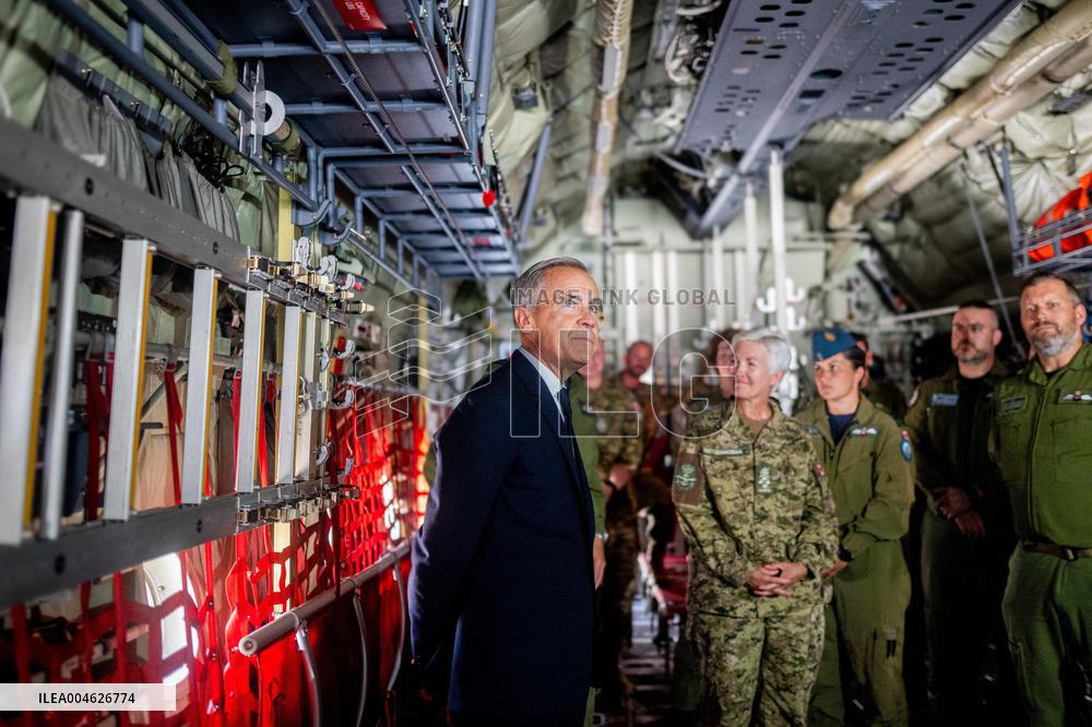 PM Mark Carney Visits Canadian Forces Base - Canada