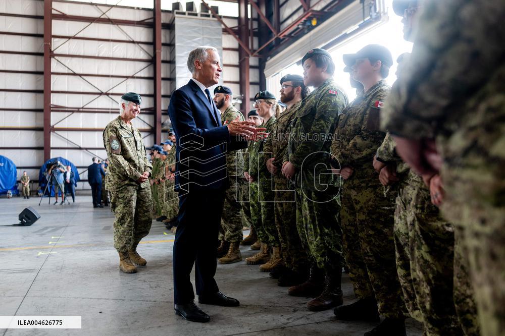 PM Mark Carney Visits Canadian Forces Base - Canada